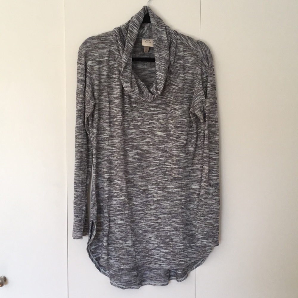Cowl Neck, Tunic length sweater